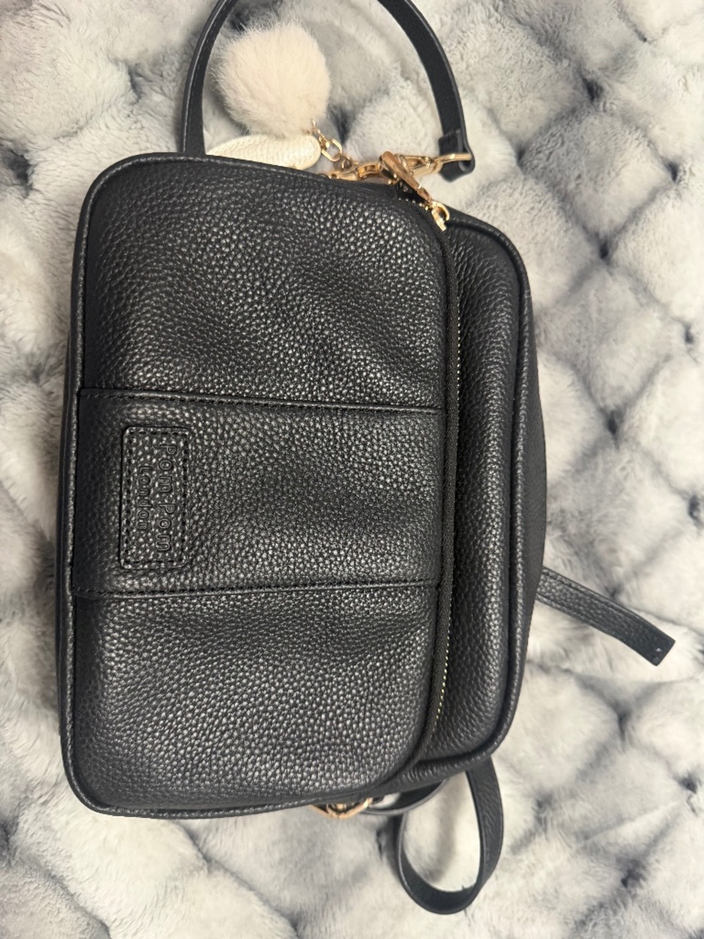 Pom Pom London Mayfair Plus Leather Crossbody Bag